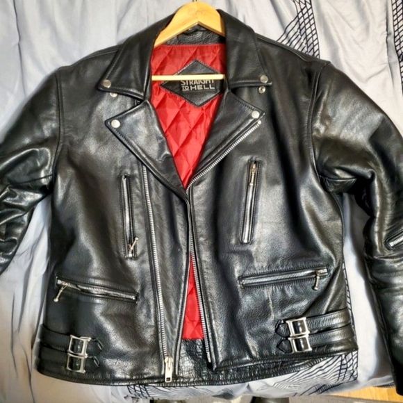 Straight to Hell Defector leather jacket - Picture 1 of 3